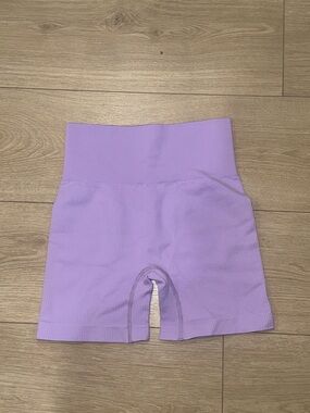 Women's Lavender Athletic Bike Shorts
